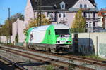 2016 901-7 (ER 20.05) der SETG beim Rangieren aus dem Bahnpark Augsburg an der Morellstraße am 22.10.2023