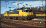 NS 1738 rangiert am 10.3.2002 im Grenzbahnhof Bad Bentheim.