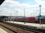 2012-04-17 - berfhrung Doppelstockzug fr Staasbahn Israel im Bahnhof Bautzen