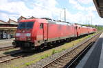 DB 185 377-9 am 26.05.2024 in Bebra.