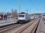 Die Railpool 186 271,am 24.März 2017,Lz durch Bergen/Rügen.