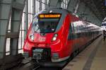 442 827-2 ( 94 80 0442 827-2 D-DB ), Bombardier Transportation GmbH, [D]-Hennigsdorf HEN 25948, Baujahr 2012, Eigentümer: DB Regio AG - Region Nordost, Fahrzeugnutzer: Regionalbereich Berlin/Brandenburg, [D]-Potsdam, Bh Lichtenberg, 12.12.2013, Berlin Alexanderplatz  