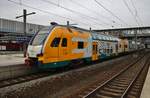 445 114-2 erreicht am 11.3.2017 als RE2 (RE63965) von Cottbus nach Wittenberge den Bahnhof Berlin Gesundbrunnen. 