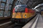 5 370 005  Deutschland  mit dem EC 45 von Berlin Hbf nach Warszawa Wschodnia im Berliner Hbf. 20.04.2012