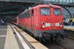 Hier 115 278-4 mit SZ2680 von Warnemnde nach Berlin Hbf., dieser Zug stand am 1.7.2013 in Berlin Hbf.