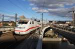 Hier 402 010-3  Fontanestadt Neuruppin  als ICE849 von Dsseldorf Hbf.