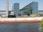 Berlin Hbf.Mit Blick auf die Spree