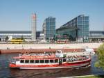 Berlin Hbf.Von der Spree aus mit Ausflugsdampfer Aufgenommen am 19.05.07