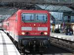 BR 143 065-1 bei der Ausfahrt aus Berlin Hbf Fotografiert.