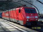 189 042-5 steht am 12.04.2007 mit dem D 247 nach Moskva Belorusskaja im Berliner Hbf bereit.