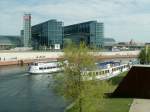 Der neue Berliner Hauptbahnhof(Lehrter Bahnhof)am 4.Mai 2008