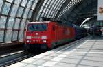 189 062 verlsst am 09.04.09 mit dem D 441 der Berliner Hbf.