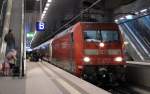 101 066-9 als Steuerwagenersatz am IC 2150 von Stralsund nach Dsseldorf Hbf hier am Hbf in Berlin.