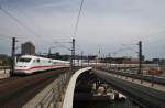 Hier 402 038-4  Saarbrcken  als ICE848 von Berlin Ostbahnhof nach Dsseldorf Hbf.