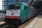 Hier 186 135-0 mit D441 von Berlin Zoologischer Garten nach Kiev Pass, dieser Zug stand am 26.5.2012 in Berlin Hbf.