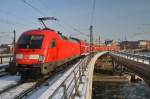 Hier 182 009 mit einem RE1 (RE18117) von Magdeburg Hbf.