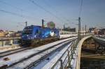 Hier 5 370 010 mit EC54 von Gdynia Glowna nach Berlin Hbf., bei der Einfahrt am 26.1.2013 in Berlin Hbf.