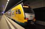 Hier 445 111-8 als RE4 (RE37315) von Rathenow nach Ludwigsfelde, dieser Triebzug stand am 16.2.2013 in Berlin Hbf.