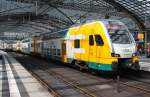 Hier 445 111-8 als RE2 (RE37361) von Cottbus nach Berlin Hbf., dieser Triebzug stand am 1.7.2013 in Berlin Hbf.