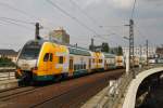 Hier 445 105-0 als RE2 (RE37373) von Cottbus nach Wittenberge, bei der Einfahrt am 26.7.2013 in Berlin Hbf.