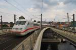 Hier 808 033-5  Ulm  als ICE547 von Kln/Bonn Flughafen nach Berlin Ostbahnhof mit 402 010-3  Fontanestadt Neuruppin  als ICE557 von Kln Hbf.