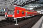 Hier eine RB14 (RB18931)  Airport-Express  von Nauen nach Berlin Schönefeld Flughafen, dieser Zug stand am 1.5.2014 in Berlin Hbf. Schublok war 143 848-0.