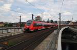 Hier 443 631-8 als RB21 (RB18672) von Berlin Friedrichstraße nach Golm mit 442 125-1 als RB22 (RB18672)  Airport-Express  von Berlin Friedrichstraße nach Berlin Schönefeld Flughafen,