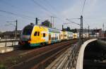 Hier 445 106-8 als RE2 (RE83965) von Cottbus nach Wittenberge, bei der Einfahrt am 6.9.2014 in Berlin Hbf.