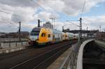 Hier 445 114-2 als RE2 (RE79465) von Cottbus nach Wittenberge, bei der Einfahrt am 6.4.2015 in Berlin Hbf.