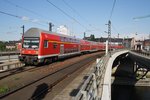 Die RB14 ist nun auf dem Rückweg von Berlin Schönefeld Flughafen nach Nauen.