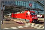 101 009 wartet mit dem InterCity 141 von Schiphol (Airport) nach Berlin Ostbahnhof auf die Weiterfahrt.