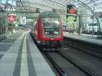 Der RegionalExpress der Linie 1 auf dem weg nach Magdeburg Hauptbahnhof.