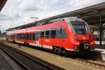 Hier 442 635-9 als RB14 (RB94919) von Berlin Lichtenberg nach Berlin Schönefeld Flughafen, dieser Triebzug stand am 23.6.2013 in Berlin Lichtenberg.