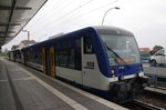 650 536-5 und 650 543-1 warten am 2.8.2016 als RB12 (RB61121) von Berlin Ostkreuz nach Templin Stadt auf Abfahrt.