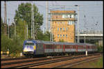 101101 Europa erreicht hier am 24.9.2005 um 16.01 Uhr mit dem EC nach Praha den Bahnhof Berlin Schönefeld.
