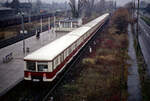 276 227, Baujahr 1928, ursprünglich vom Typ  Stadtbahn , am 14.11.1990 im S-Bf. Berlin Schöneweide Bbf.