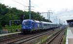 370 010 zog am 14.07.12 den EC 45 durch Berlin-Karlshorst nach Frankfurt(O).