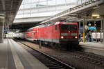 143 242 mit der RB10 (RB 18524) von Berlin Südkreuz nach Nauen in Berlin Südkreuz. 09.09.2022