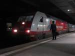 101 080-0 vor CNL 1258 nach Zrich HB und IC 61258 nach Erfurt in Berlin-Sdkreuz.