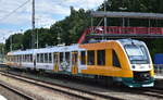 Abfahrbereit Bahnhof Berlin Wannsee, ODEG  Elbe-Spree Netz  mit der RB 37 nach Beelitz Stadt mit  1622 506  (NVR:  95 80 1622 506-1 D-ODEG... ) am 25.06.24
