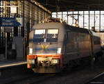 Am Bahnhof Zoo hält wieder ein Fernzug und zwar von der Firma Locomore die seit Dezember 2016 täglich von Stuttgart nach Berlin und wieder zurück fährt. Gezogen wird der Zug von einem angemieteten Taurus der Firma Hectorrail. Dezember 2016