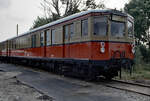 Auf der Fahrzeugausstellung  75 Jahre S-Bahn Berlin  in Bernau entstand am 06.08.1994 die Aufnahme des  Hilfsgerätezugs  478 005/004.