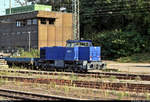 274 101-1 (ESG 7 | MaK G 1205 BB) ist im Bahnhof Bietigheim-Bissingen abgestellt.