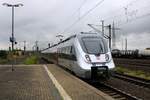 1442 806 (Bombardier Talent 2) von DB Regio Südost als S 37250 (S2) von Leipzig-Connewitz nach Dessau Hbf erreicht den Bahnhof Bitterfeld auf Gleis 2.