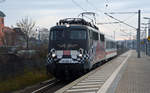 Der Pbz 2466 von Leipzig nach Berlin, welchen 115 509 durch Bitterfeld Richtung Dessau zog, bestand am 06.12.16 lediglich aus nur einem IC-Wagen. 