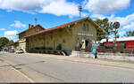 Während der Fahrtage der Sauschwänzlebahn ist im Bahnhof Blumberg-Zollhaus das Eisenbahnmuseum geöffnet.