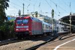 101 652-8 IC bei der Ausfahrt aus dem Hbf Bonn Richtung Koblenz - 14.09.2011