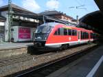 Ein weiterer Sonderzug trifft zum WJT 2005 in Kln in Bonn Hbf ein, der ungarische Zug kam aus Esztergom.