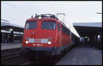 110460 ist mit dem RB aus Hildesheim hier am 24.1.1999 um 12.53 Uhr in Braunschweig angekommen.