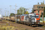 Die für EP Cargo fahrende 9180 6192 060-2 D-NRAIL im Hauptbahnhof Braunscheig, 19.09.2024